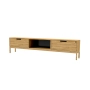 Szafka RTV-44 Drewno Lite Dąb Loft Lakier Rozmiary od 100 cm do 200 cm PREMIUM